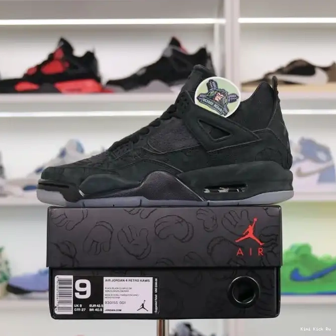 kaws Jordan Jordan black 4 Kimikick Air 0820